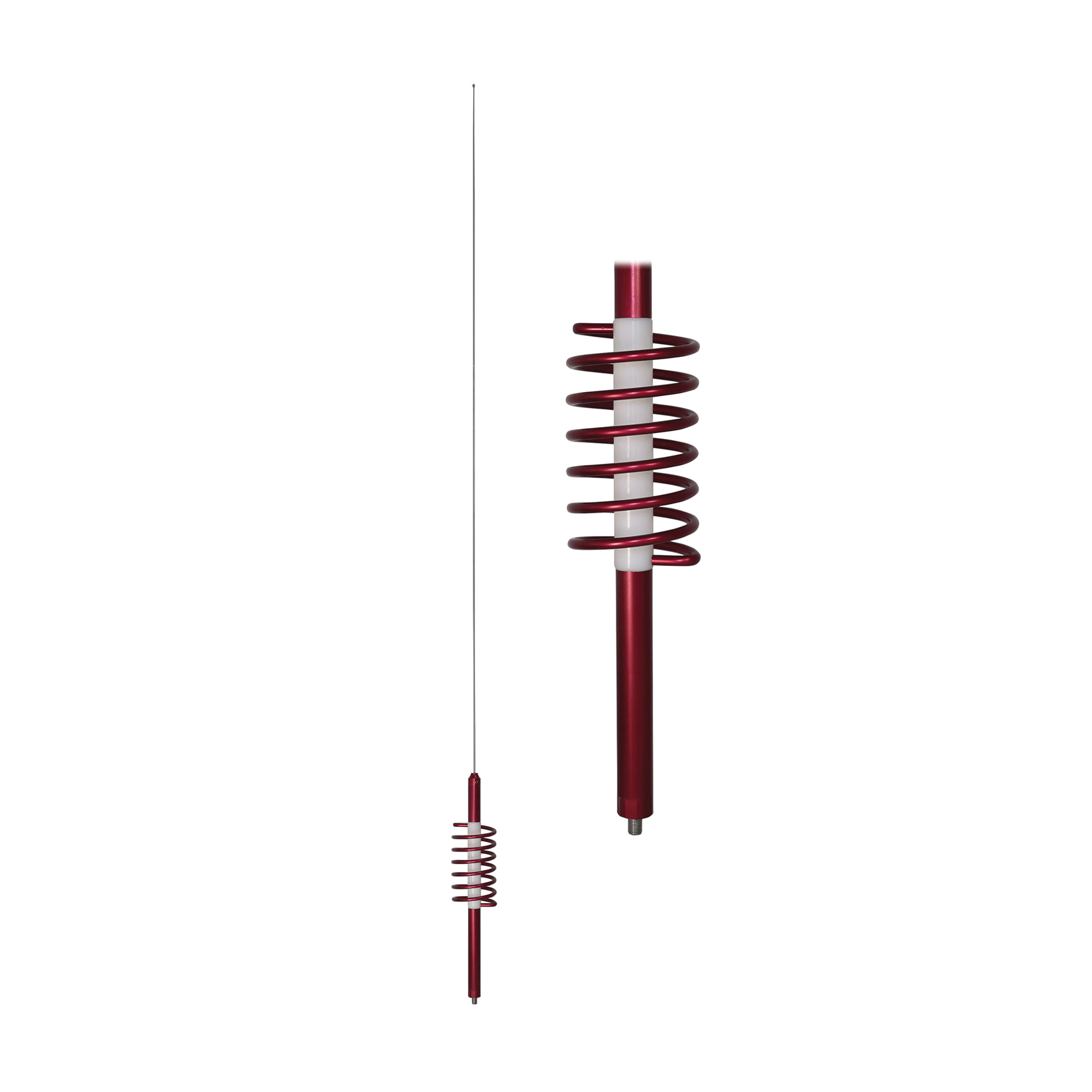 Tram WILDCAT, Trucker CB Antenna w/6in. Anodized Aluminum Shaft, Model# WC-6-R